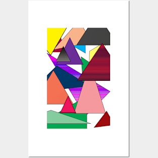 another colorful triangle Posters and Art